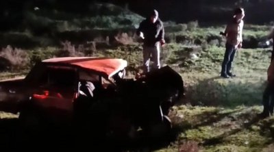 Ağcabədidə avtomobil dərəyə aşdı - 4 yaralı var