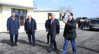 Rəsmilər Xocavənddə salınmış bağçılıq təsərrüfatında – FOTO