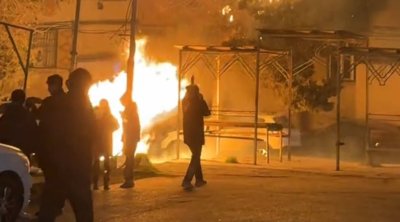 Bakıda həyətdə qalanan bayram tonqalı yanğına səbəb oldu - ANBAAN VİDEO