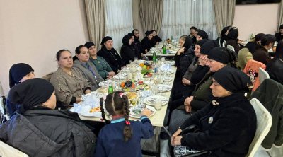 Qusarda rayon rəhbərliyinin iştirakı ilə iftar süfrəsi təşkil olunub - FOTO