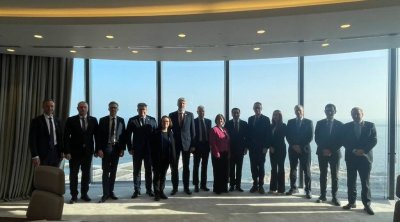 Hikmət Hacıyev Şimali Baltik Səkkizliyi ölkələrinin siyasi direktorları ilə GÖRÜŞDÜ - FOTO