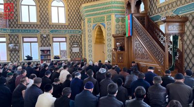 Şimal bölgəsinin məscidlərində bayram namazı qılındı &ndash; FOTO