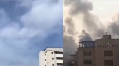 İran səmasında 50-dən çox qırıcı təyyarə görünüb - VİDEO