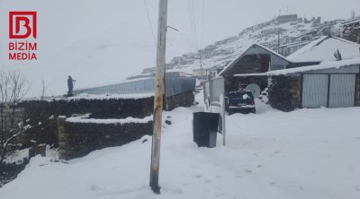 Bu ərazilərə qar yağdı &ndash; FOTO/VİDEO