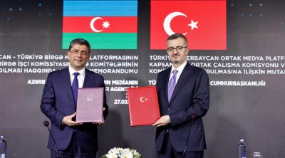 Azərbaycan-Türkiyə Birgə Media Platforması ilə bağlı Anlaşma Memorandumu İMZALANDI &ndash; FOTO