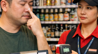 Burada spirtli içki almaq üçün mağazada bu hərəkətləri etməlisiniz