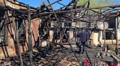 Masallıda ailə FACİƏSİ - Baba və nəvəsi yanaraq həlak oldular &ndash; FOTO