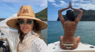 Cessika Albanın səs-küylü boşanmadan sonra bikinidə çimərlik FOTOSESSİYASI