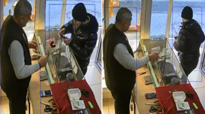 Qızıl mağazasına müştəri kimi girib üzük oğurladı - VİDEO