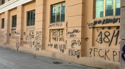 Nizami Kino Mərkəzinin divarındakı yazılarla bağlı cinayət işi açıldı