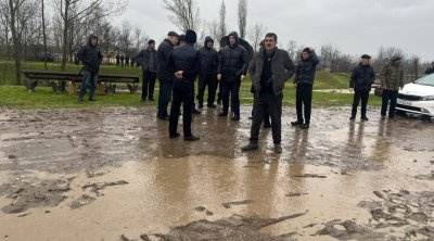 Kənd sakini Faiq Rəsulovu aparan Quru çaya baxış keçirildi - FOTO