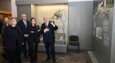 Mehriban Əliyeva Tbilisidə Gürcüstan Milli Muzeyində - FOTO