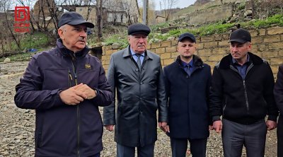 Qusarda sel fəsadları aradan qaldırılır -Kuzun kəndinə yol açıldı - VİDEO