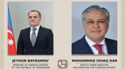 Ceyhun Bayramov pakistanlı həmkarı ilə telefonda nəyi MÜZAKİRƏ ETDİ?