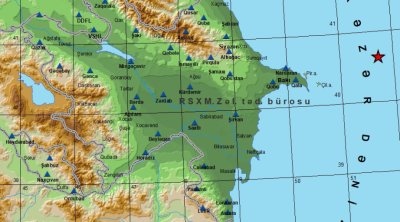 Xəzər dənizində zəlzələ oldu