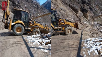 Quba-Xınalıq yolu belə təmizlənir – VİDEO