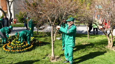 Bakıda küçələr xüsusi maddələrlə yuyulub - FOTO