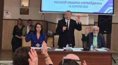 Mixail Zabelin yenidən Azərbaycanın Rus İcmasının sədri seçilib - FOTO