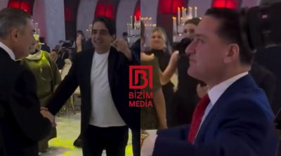 Korovinin qızının toyuna &ldquo;Bakılı oğlanlar&rdquo;dan kimlər gəldi? - VİDEO