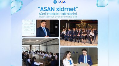 "ASAN xidmət"də süni intellekt təlimləri BAŞLADI