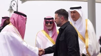 Zelenski Səudiyyə Ərəbistanına getdi &ndash; VİDEO