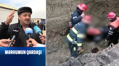 Qobustanda həlak olan işçi ilə bağlı: "Bu insanın işi deyildi, santexnik idi" - VİDEO