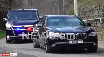 Şahin Mustafayevin korteji Ağverəni belə tərk etdi - VİDEO