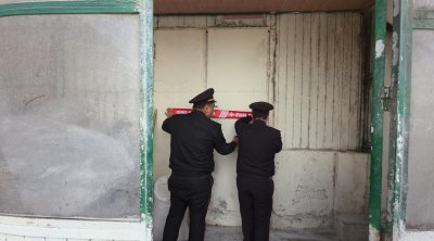 Bakıda ərzaq məhsullarının topdansatış mağazası bağlandı &ndash; FOTO/VİDEO