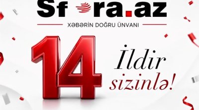Sfera.az-ın 14 yaşı tamam olur