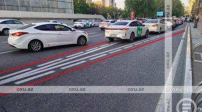 Bakıda avtobus zolaqlarında çəkilən yeni xətlər NƏYİ İFADƏ EDİR? - VİDEO - FOTO