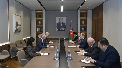 Krallığın ölkəmizdəki səfiri nazirə minnətdarlığını bildirdi - FOTO