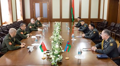 Minskdə hərbi informasiya sahəsində Azərbaycan-Belarus görüşü keçirilib - FOTO