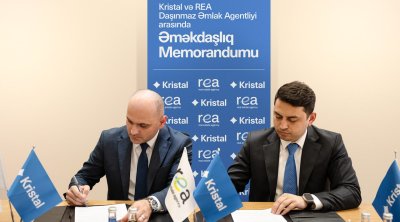 &ldquo;Kristal&rdquo; və &ldquo;REA&rdquo; Daşınmaz Əmlak Agentliyi arasında memorandum imzalanıb!
