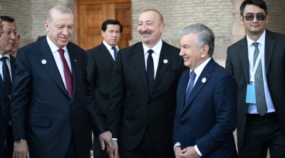 Liderlərin Türküstandan səmimi FOTOLARI