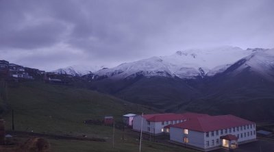 Qubanın dağlıq ərazilərinə qar yağıb - FOTO