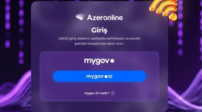 &ldquo;Azeronline&rdquo; &ldquo;mygov ID&rdquo; platformasına inteqrasiya olunan ilk provayder oldu