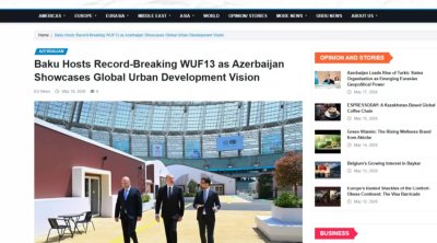 Bakının ev sahibliyi etdiyi WUF13 dünya mediasının GÜNDƏMİNDƏ