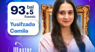 Magistratura imtahanında respublika birincisi oldu
