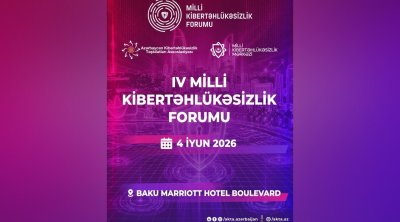Bakıda &ldquo;4-cü Milli Kibertəhlükəsizlik Forumu&rdquo; keçiriləcək