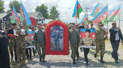Birinci Qarabağ müharibəsinin daha bir itkin şəhidi dəfn edildi &ndash; FOTO
