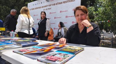 “Məhəbbət şairi” Fatma Məmmədqızı oxucuları ilə GÖRÜŞÜB - FOTO