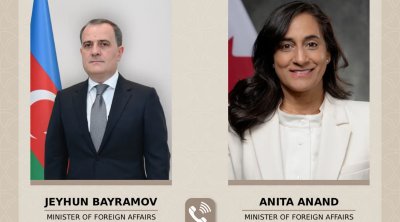 Nazir kanadalı həmkarı ilə Ermənistanla sülh prosesini müzakirə etdi