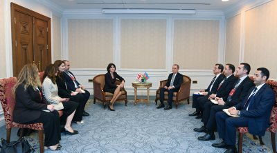 Ceyhun Bayramov gürcü həmkarı ilə nələri müzakirə etdi? - FOTO
