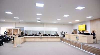 Ermənistan vətəndaşlarının apellyasiya məhkəməsində tərəflərin çıxışlarına başlanıldı - FOTO