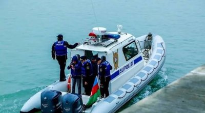 Su polisi Hövsanda qanunsuz balıq ovu ilə məşğul olan şəxsi saxlayıb