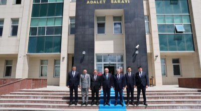 Kamran Əliyev Qarsda səfərdədir - FOTO
