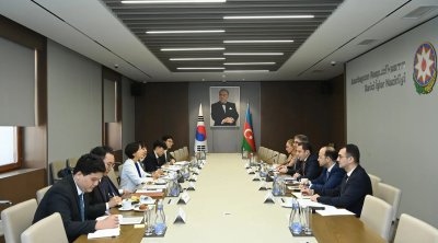 Ceyhun Bayramov Koreya nümayəndə heyətini qəbul etdi &ndash; Nələr müzakirə edildi? - FOTO
