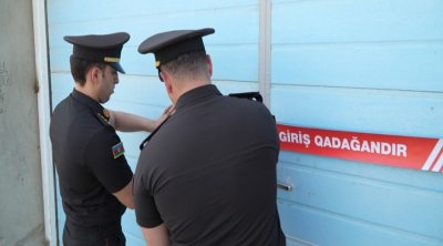 Bakıda yanğın təhlükəli obyektin fəaliyyəti dayandırıldı &ndash; VİDEO