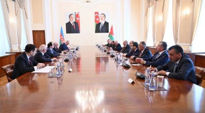 Baş nazir İordaniya nümayəndə heyətini qəbul etdi - FOTO