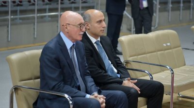 Nazir məktəblilərin basketbol yarışını izlədi - FOTO